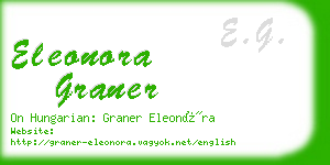 eleonora graner business card